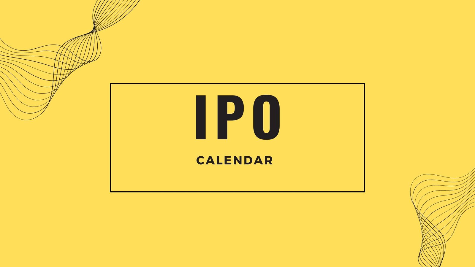 IPO Calender